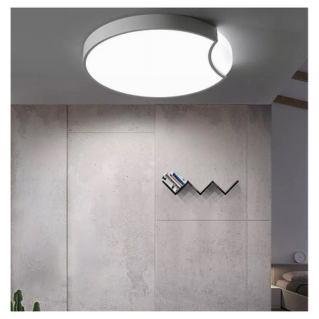 Plafoniera Led Cerchio 34 W Soffitto Circolare Bianco Moderno Luce Fredda 50149