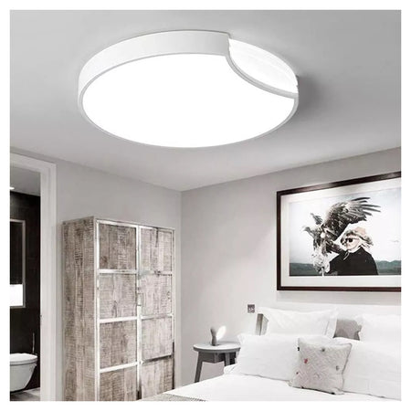 Plafoniera Led Cerchio 34 W Soffitto Circolare Bianco Moderno Luce Fredda 50149