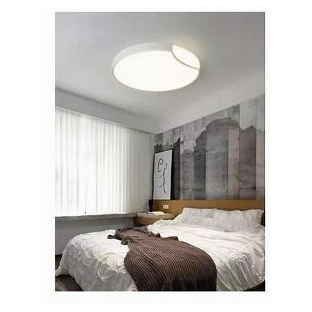 Plafoniera Led Cerchio 34w Soffitto Circolare Bianco Moderno Luce Naturale 50132