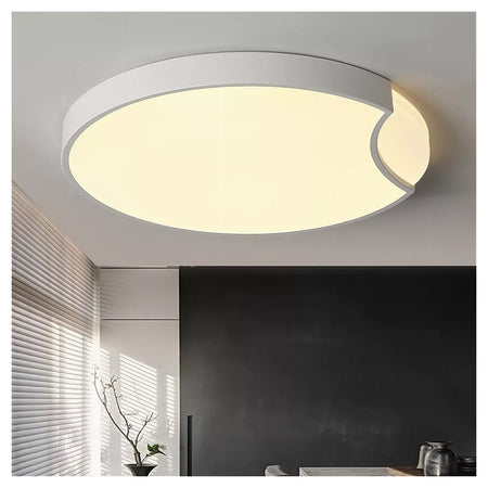 Plafoniera Led Cerchio 34w Soffitto Circolare Bianco Moderno Luce Naturale 50132