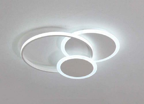 Plafoniera Led Design Moderno 3 Cerchi 37 W Luce Fredda 6500k Naturale 4000k C32 Casa, arredamento e bricolage > Illuminazione da interno > Plafoniere per interno > Lampadari Trade Shop italia - Napoli, Commerciovirtuoso.it