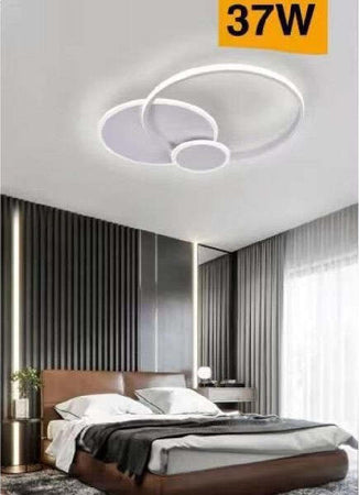 Plafoniera-Led-Design-Moderno-3-Cerchi-37-Watt-Luce-Fredda-Naturale-Calda-C32