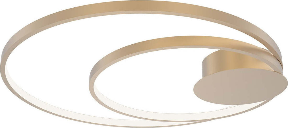 Plafoniera Led Diem Oro 40W 4600Lm Cct 61,5X6Cm Illuminazione/Illuminazione per interni/Lampadari lampade a sospensione e plafoniere/Plafoniere Led Mall Home - Napoli, Commerciovirtuoso.it