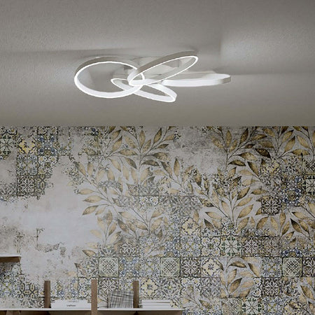 Plafoniera-led-dimmerabile-Redo-Group-ESPIRAL-01-2681-2682-2683-3000°K-4380Lm-lampada-soffitto-moderna