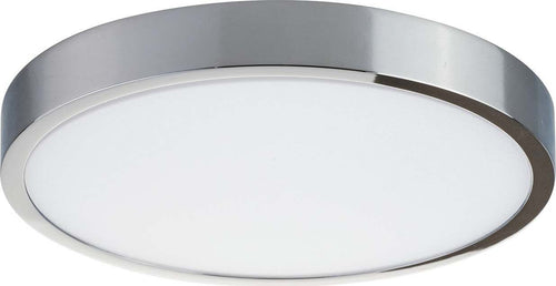 Plafoniera Led Domo Cromo 24W 2200Lm 4000K Ip44 24X2,4Cm Illuminazione/Illuminazione per interni/Lampadari lampade a sospensione e plafoniere/Plafoniere Led Mall Home - Napoli, Commerciovirtuoso.it