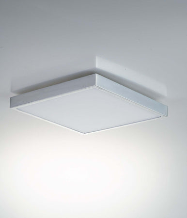 Plafoniera Led Domo Cromo 24W 2200Lm 4000K Ip44 24X24X2,4Cm Illuminazione/Illuminazione per interni/Lampadari lampade a sospensione e plafoniere/Plafoniere Led Mall Home - Napoli, Commerciovirtuoso.it