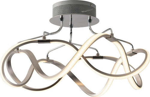 Plafoniera Led Flight Nikel 28,8W 2590Lm 4000K 55X26Cm Illuminazione/Illuminazione per interni/Lampadari lampade a sospensione e plafoniere/Plafoniere Led Mall Home - Napoli, Commerciovirtuoso.it