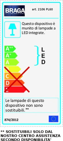 Plafoniera-LED-Fratelli-Braga-PIANETA-2106-PL60-metallo-lampada-soffitto