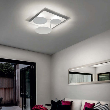 Plafoniera-led-Fratelli-Braga-ROTARY-2116-PL60-orientabile-metallo-lampada-soffitto