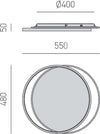 Plafoniera-led-Gea-Luce-CHRISTINE-PG-3000Lm-3000°K-lampada-soffitto-moderna