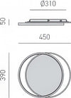 Plafoniera-led-Gea-Luce-CHRISTINE-PP-2600Lm-3000°K-lampada-soffitto-moderna