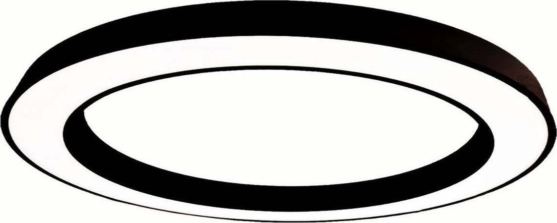 Plafoniera-led-Gea-Luce-FLOR-PG-NERO-4100Lm-3000°K-lampada-soffitto-moderna