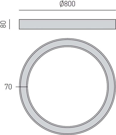 Plafoniera-led-Gea-Luce-FLOR-PG-NERO-4100Lm-3000°K-lampada-soffitto-moderna