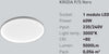 Plafoniera-led-Gea-Luce-KRIZIA-PS-60W-3000K-alluminio-nero-lampada-soffitto