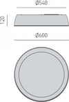 Plafoniera-led-Gea-Luce-SHEILA-PG-4100Lm-3000°K-lampada-soffitto-parete-moderna