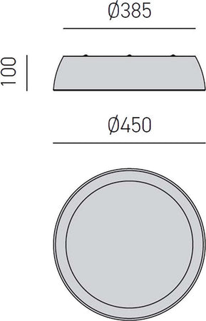 Plafoniera-led-Gea-Luce-SHEILA-PP-3000Lm-3000°K-lampada-soffitto-parete-moderna