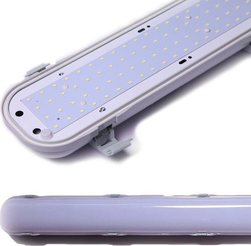 PLAFONIERA LED IMPERMEABILE 120CM CON LUCE INTEGRATA 6500K COPERTURA OPACA 40W Illuminazione/Illuminazione per interni/Lampadari lampade a sospensione e plafoniere/Plafoniere da ufficio Trade Shop italia - Napoli, Commerciovirtuoso.it