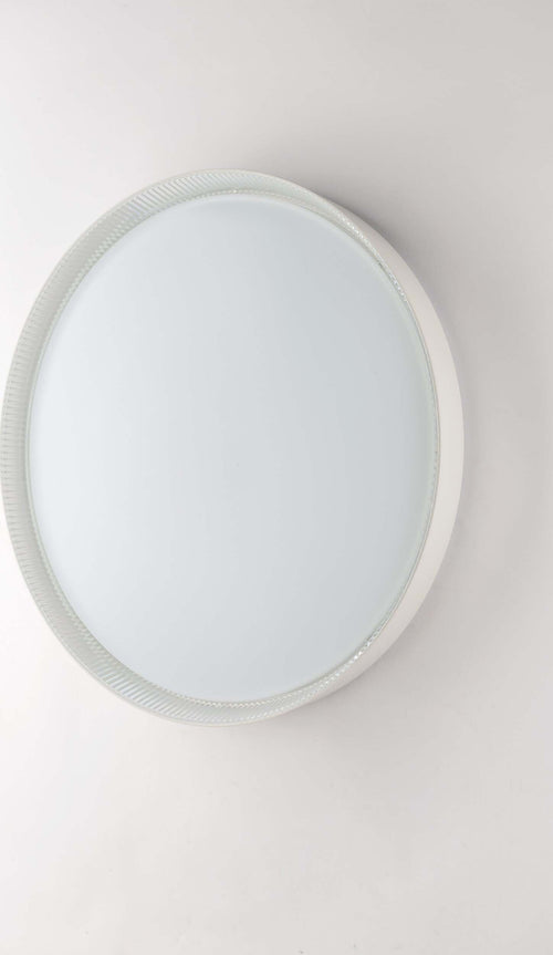 Plafoniera Led Kaos Bianca 40W 4125Lm Cct Con Interruttore 51Cm Illuminazione/Illuminazione per interni/Lampadari lampade a sospensione e plafoniere/Plafoniere Led Mall Home - Napoli, Commerciovirtuoso.it