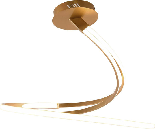 Plafoniera Led Kinetic Oro 40W 4600Lm Cct 60X58Cm Illuminazione/Illuminazione per interni/Lampadari lampade a sospensione e plafoniere/Plafoniere Led Mall Home - Napoli, Commerciovirtuoso.it