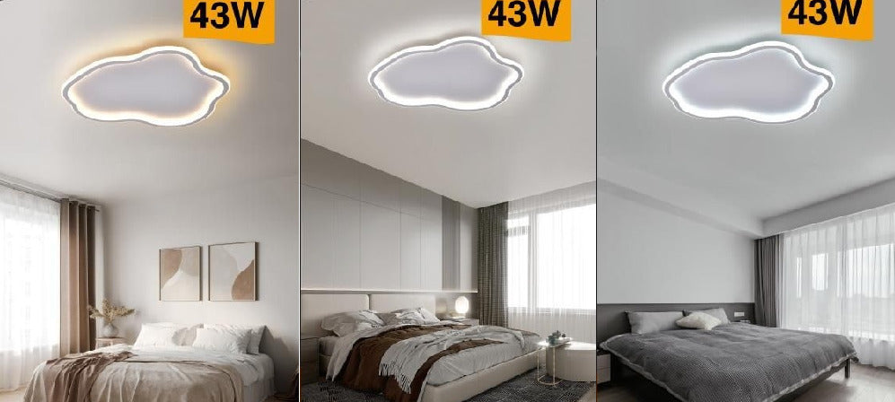 Plafoniera Led Lampada Soffitto Moderna Ondulata Luce Fredda Naturale Calda C48 Illuminazione/Illuminazione per interni/Lampadari lampade a sospensione e plafoniere/Plafoniere Trade Shop italia - Napoli, Commerciovirtuoso.it