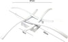 Plafoniera-Led-Luce-Bianca-6500k-Lampadario-35-Watt-Stile-Moderno-Universo