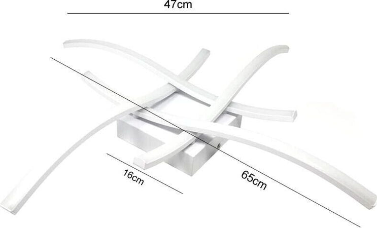 Plafoniera-Led-Luce-Bianca-6500k-Lampadario-35-Watt-Stile-Moderno-Universo