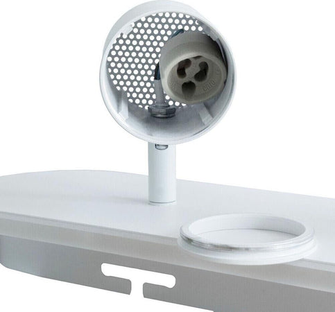 Plafoniera-Led-Luce-Bianca-Lampadario-A-Soffitto-50-W-2-Faretti-Orientabili-Gu10