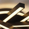 Plafoniera-Led-Luce-Calda-3000k-Lampadario-45-Watt-Moderno-Nero-Pn21nc-Universo