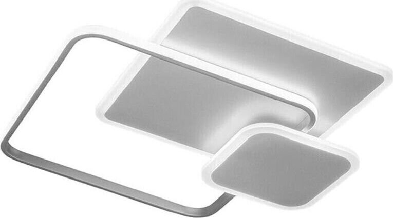 Plafoniera-Led-Luce-Naturale-Lampadario-3-Quadrati-48-Watt-Quadrato-Moderno