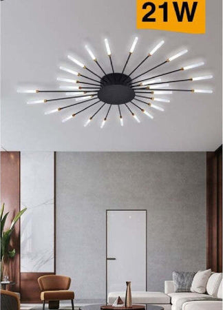 Plafoniera Led Moderna 21 W Lampada Soffitto A Raggi Luce 6500k 3000k 4000k C33 Illuminazione/Illuminazione per interni/Lampadari lampade a sospensione e plafoniere/Lampadari Trade Shop italia - Napoli, Commerciovirtuoso.it