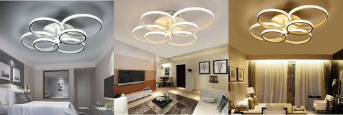 Plafoniera Led Moderno 6 Anelli Lampadario 51 W Luce Fredda Calda Naturale C08 Casa e cucina/Illuminazione per interni/Lampadari lampade a sospensione e plafoniere/Plafoniere Trade Shop italia - Napoli, Commerciovirtuoso.it