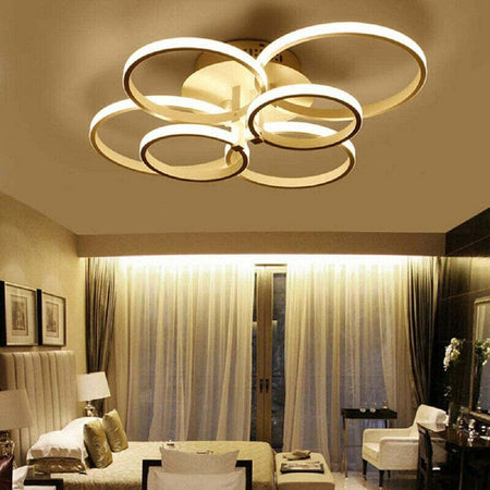 Plafoniera Led Moderno 6 Anelli Lampadario 51 W Luce Fredda Calda Naturale C08 Casa e cucina/Illuminazione per interni/Lampadari lampade a sospensione e plafoniere/Plafoniere Trade Shop italia - Napoli, Commerciovirtuoso.it