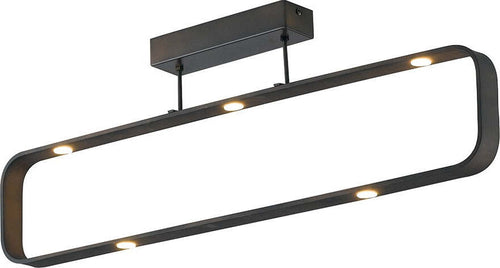 Plafoniera Led Moka Caffe' 7X5W 2450Lm 3000K Dimmerabile 80X26X6,5Cm Illuminazione/Illuminazione per interni/Lampadari lampade a sospensione e plafoniere/Plafoniere Led Mall Home - Napoli, Commerciovirtuoso.it