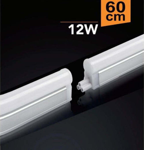 Plafoniera-Led-Neon-T5-Sottopensile-Opaco-Vari-Toni-Luce-12-Watt-60cm