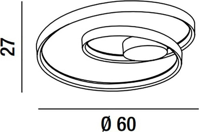 Plafoniera-led-nera-Perenz-RITMO-6617-N-LC-LED-lampada-soffitto-moderna