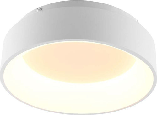 Plafoniera Led Noah Bianca 40W 4600Lm Cct 45X13Cm Illuminazione/Illuminazione per interni/Lampadari lampade a sospensione e plafoniere/Plafoniere Led Mall Home - Napoli, Commerciovirtuoso.it