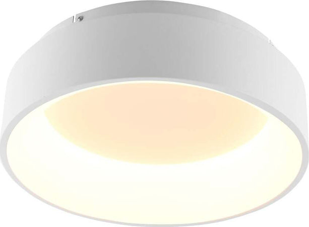Plafoniera Led Noah Bianca 40W 4600Lm Cct 45X13Cm Illuminazione/Illuminazione per interni/Lampadari lampade a sospensione e plafoniere/Plafoniere Led Mall Home - Napoli, Commerciovirtuoso.it