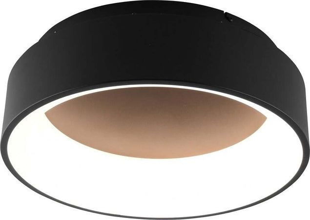 Plafoniera Led Noah Nera 40W 4600Lm Cct 45X13Cm Illuminazione/Illuminazione per interni/Lampadari lampade a sospensione e plafoniere/Plafoniere Led Mall Home - Napoli, Commerciovirtuoso.it
