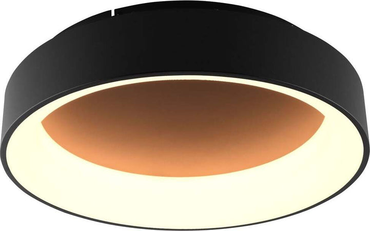 Plafoniera Led Noah Nera 60W 6900Lm Cct 60X13Cm Illuminazione/Illuminazione per interni/Lampadari lampade a sospensione e plafoniere/Plafoniere Led Mall Home - Napoli, Commerciovirtuoso.it