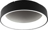 Plafoniera Led Noah Nera 60W 6900Lm Cct 60X13Cm Illuminazione/Illuminazione per interni/Lampadari lampade a sospensione e plafoniere/Plafoniere Led Mall Home - Napoli, Commerciovirtuoso.it