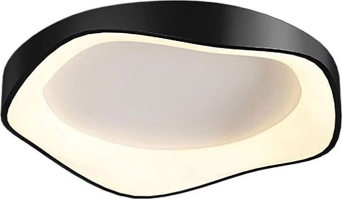 Plafoniera-Led-Onda-38-W-3-Colori-Luce-Bianca-Calda-Naturale-Lampadario-Nero-Universo