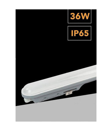 Plafoniera Led Per Esterno Neon Tubo 36w 120cm Impermeabile Ip65 Luce 6500k Lg-12