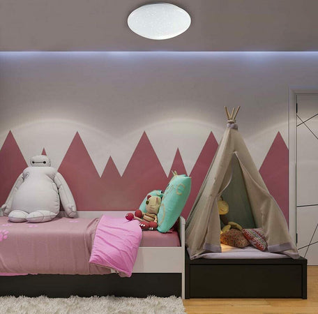 Plafoniera Led Rotonda 12w Luce Bianca 4000k Effetto Stelle Lampada Soffitto Illuminazione/Illuminazione per interni/Lampadari lampade a sospensione e plafoniere/Plafoniere Trade Shop italia - Napoli, Commerciovirtuoso.it