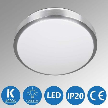 Plafoniera Led Rotonda 12w Luce Bianca 4000k Naturale Lampada Soffitto 29,5cm Casa, arredamento e bricolage > Illuminazione da interno > Plafoniere per interno Trade Shop italia - Napoli, Commerciovirtuoso.it