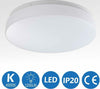 Plafoniera Led Rotonda 18 W Luce Bianca 4000k Naturale Lampada Soffitto 29 Cm Illuminazione/Illuminazione per interni/Lampadari lampade a sospensione e plafoniere/Plafoniere Trade Shop italia - Napoli, Commerciovirtuoso.it