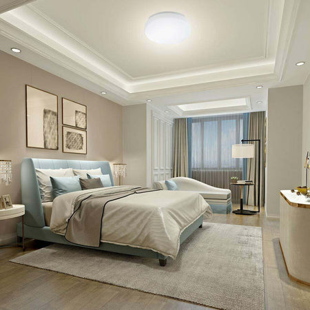 Plafoniera Led Rotonda 18 W Luce Bianca 4000k Naturale Lampada Soffitto 29 Cm Illuminazione/Illuminazione per interni/Lampadari lampade a sospensione e plafoniere/Plafoniere Trade Shop italia - Napoli, Commerciovirtuoso.it