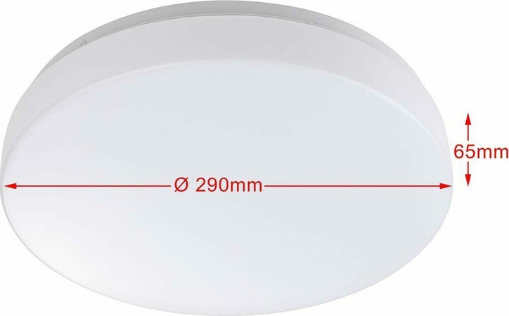 Plafoniera Led Rotonda 18 W Luce Bianca 4000k Naturale Lampada Soffitto 29 Cm Illuminazione/Illuminazione per interni/Lampadari lampade a sospensione e plafoniere/Plafoniere Trade Shop italia - Napoli, Commerciovirtuoso.it