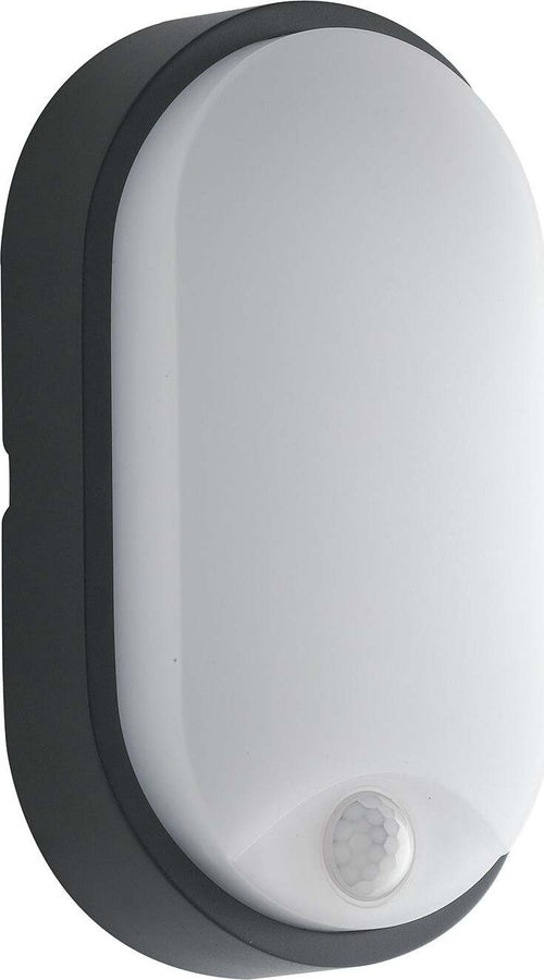 Plafoniera Led Sensitive Antracite 14W 1000Lm 4000K Ip54 Con Sensore 21,2X11,9X6Cm Illuminazione/Illuminazione per interni/Lampadari lampade a sospensione e plafoniere/Plafoniere Led Mall Home - Napoli, Commerciovirtuoso.it