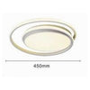 Plafoniera Led Soffitto Cerchio 60 W Circolare Bianco Moderno Luce Fredda 50163