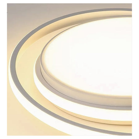 Plafoniera Led Soffitto Cerchio 60w Circolare Bianco Moderno Luce Naturale 50156